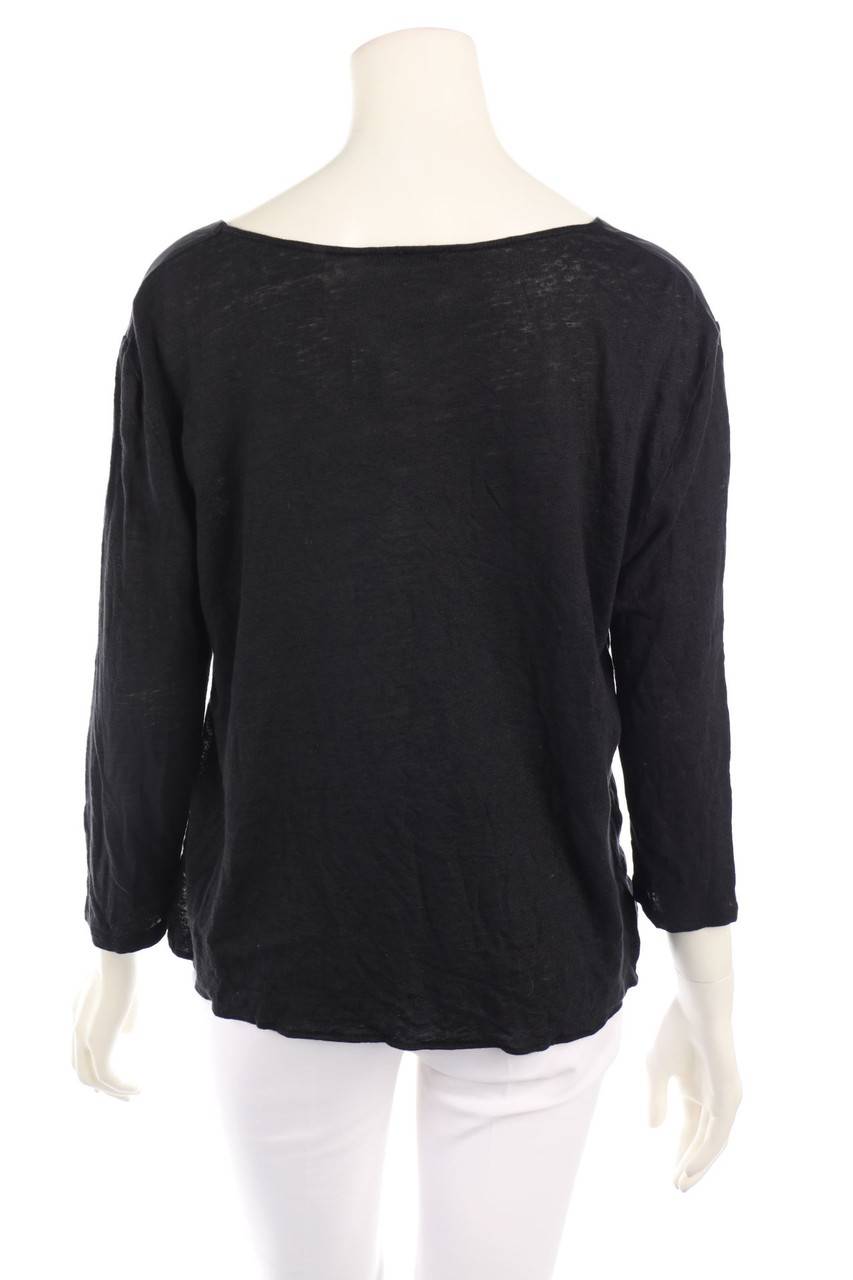 Carou Rich & Royal 3/4-Arm-Shirt Aus Leinen Im Layer Look