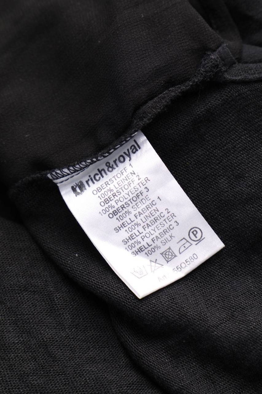 Carou Rich & Royal 3/4-Arm-Shirt Aus Leinen Im Layer Look