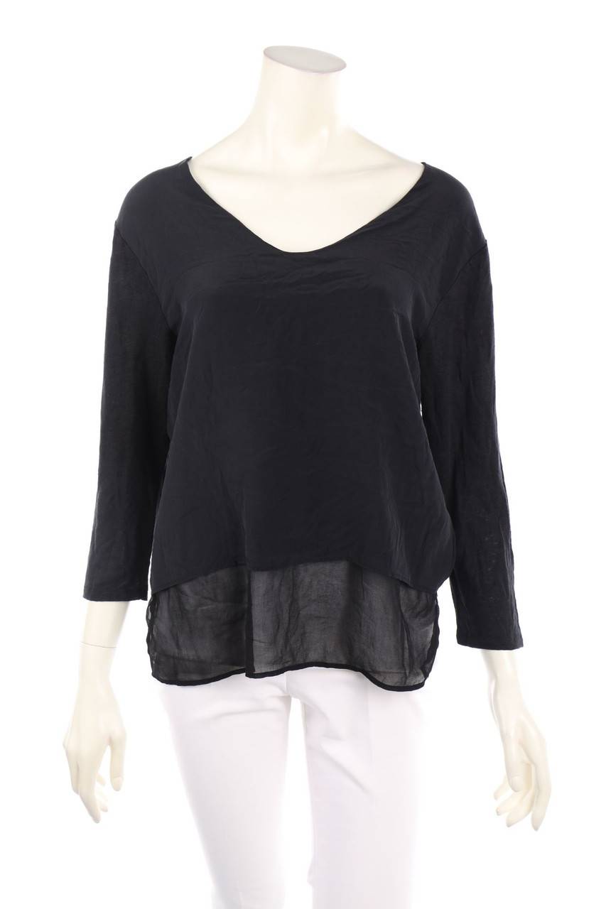 Carou rich & royal 3/4-Arm-Shirt aus Leinen im Layer Look