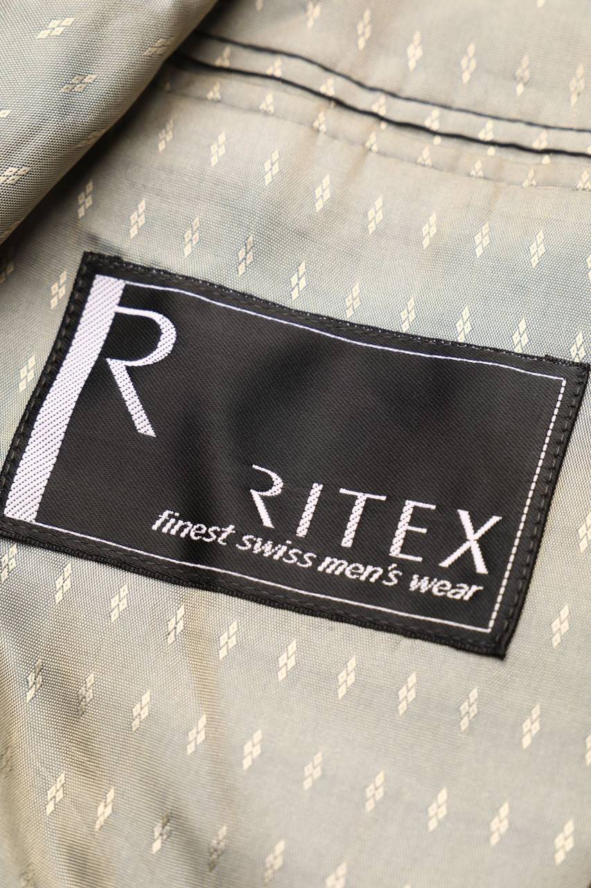 Carou Ritex Vintage-Sakko Aus Woll-Mix Mit Streifen