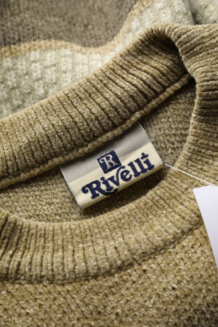 Carou Rivelli Pullover Aus Woll-Mix Mit Geometrischem Muster