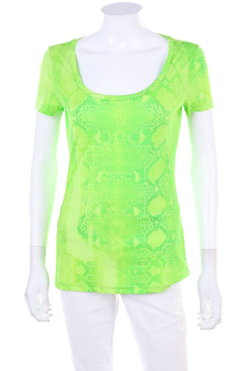 Carou roberto cavalli Kurzarm-Shirt mit Animal-Print