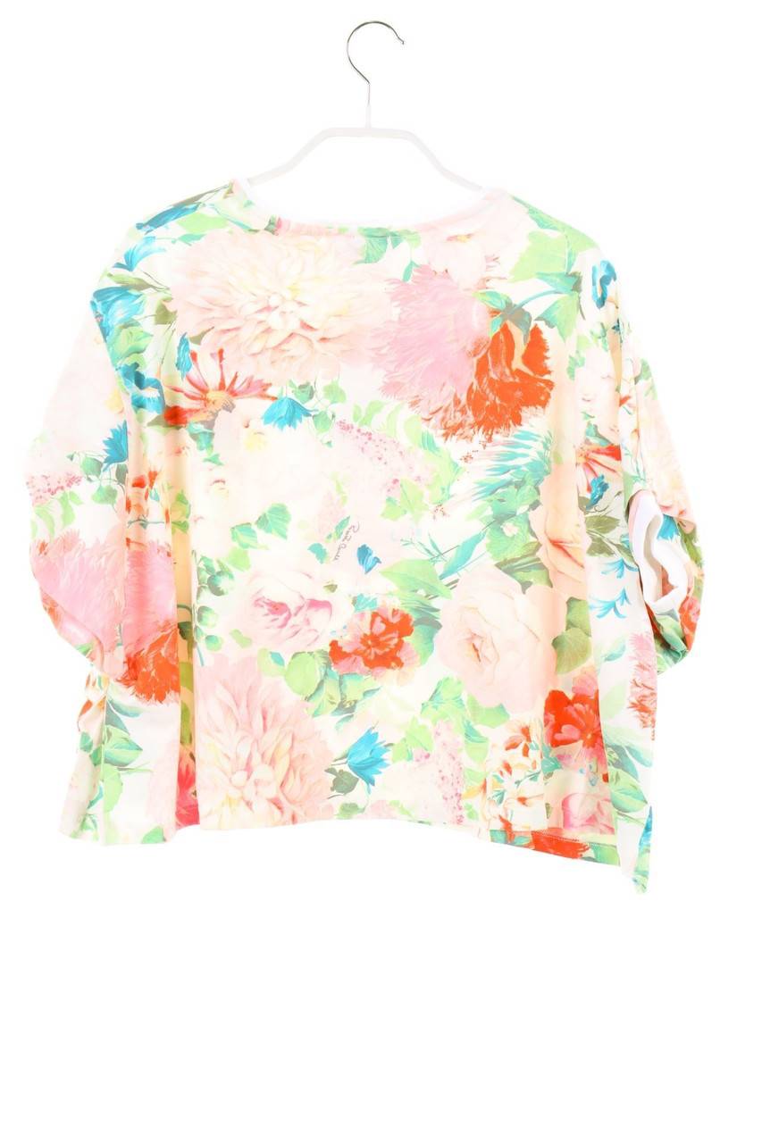 Carou Roberto Cavalli Oversize-T-Shirt Mit Blumen-Print