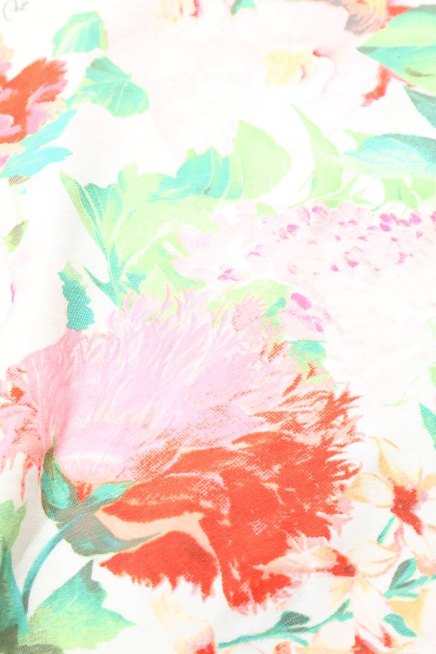 Carou Roberto Cavalli Oversize-T-Shirt Mit Blumen-Print