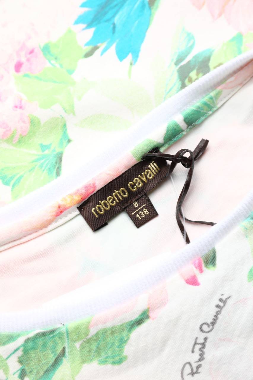 Carou Roberto Cavalli Oversize-T-Shirt Mit Blumen-Print