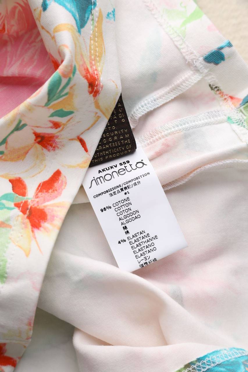 Carou Roberto Cavalli Oversize-T-Shirt Mit Blumen-Print