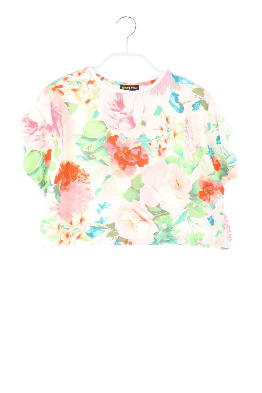 Carou roberto cavalli Oversize-T-Shirt mit Blumen-Print