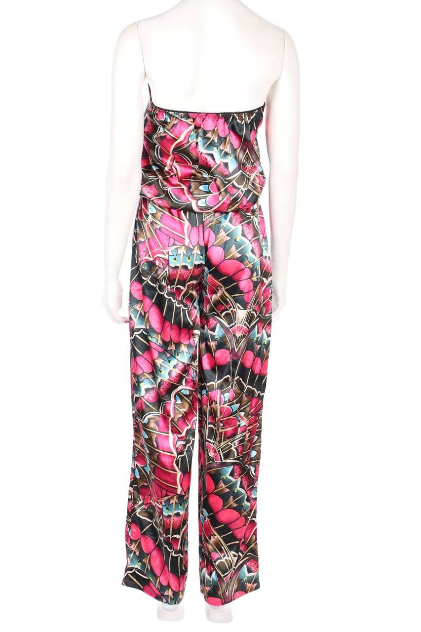 Carou Roberto Cavalli Satin-Jumpsuit Aus Seiden-Mischung