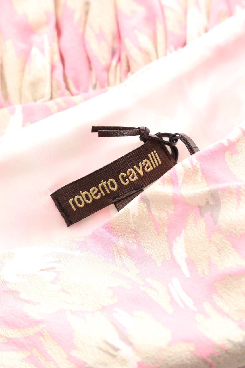 Carou Roberto Cavalli Seiden-Rock Mit Metallic-Effekt