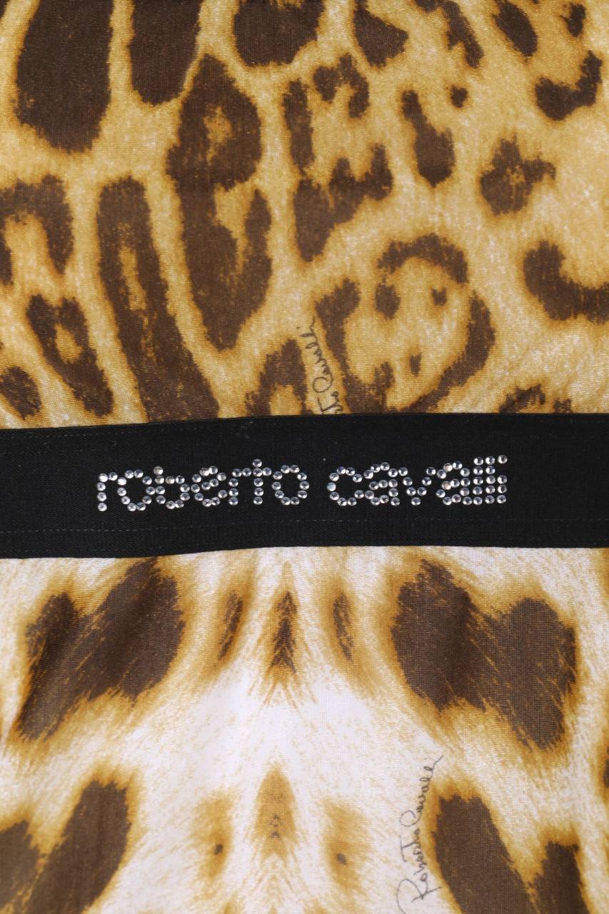 Carou Roberto Cavalli Underwear Longsleeve-Shirt Mit Strass-Logo