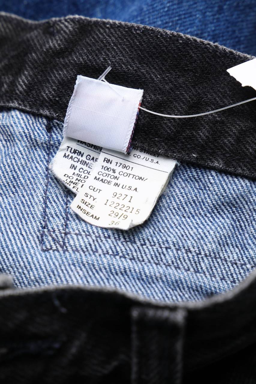 Carou ROCKIES Raw Denim Straight Cut Jeans Mit Logo-Patch