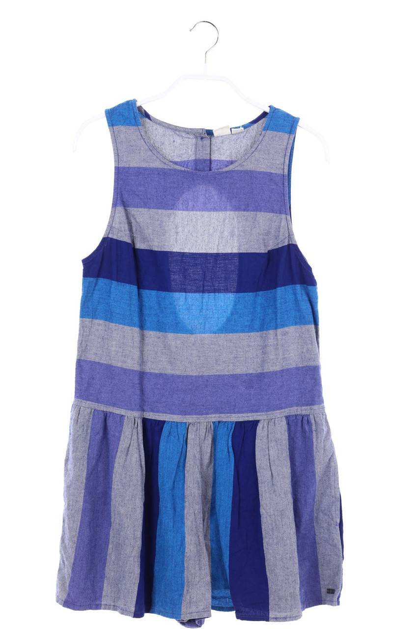 Carou ROXY Streifen-Playsuit aus Baumwolle mit Rückenausschnitt