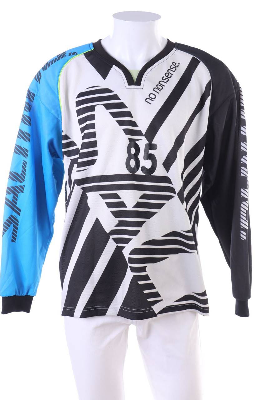 Carou SALMING. Sport-Longsleeve-Shirt mit Logo-Print