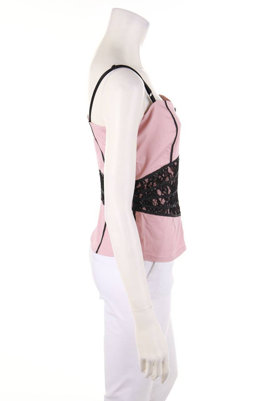 Carou SANDRO FERRONE Bustier-Top Mit Spitzen-Einsatz