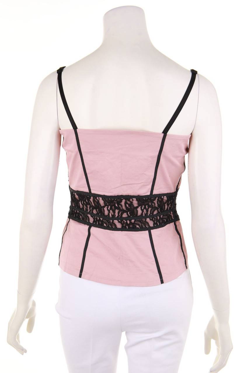 Carou SANDRO FERRONE Bustier-Top Mit Spitzen-Einsatz