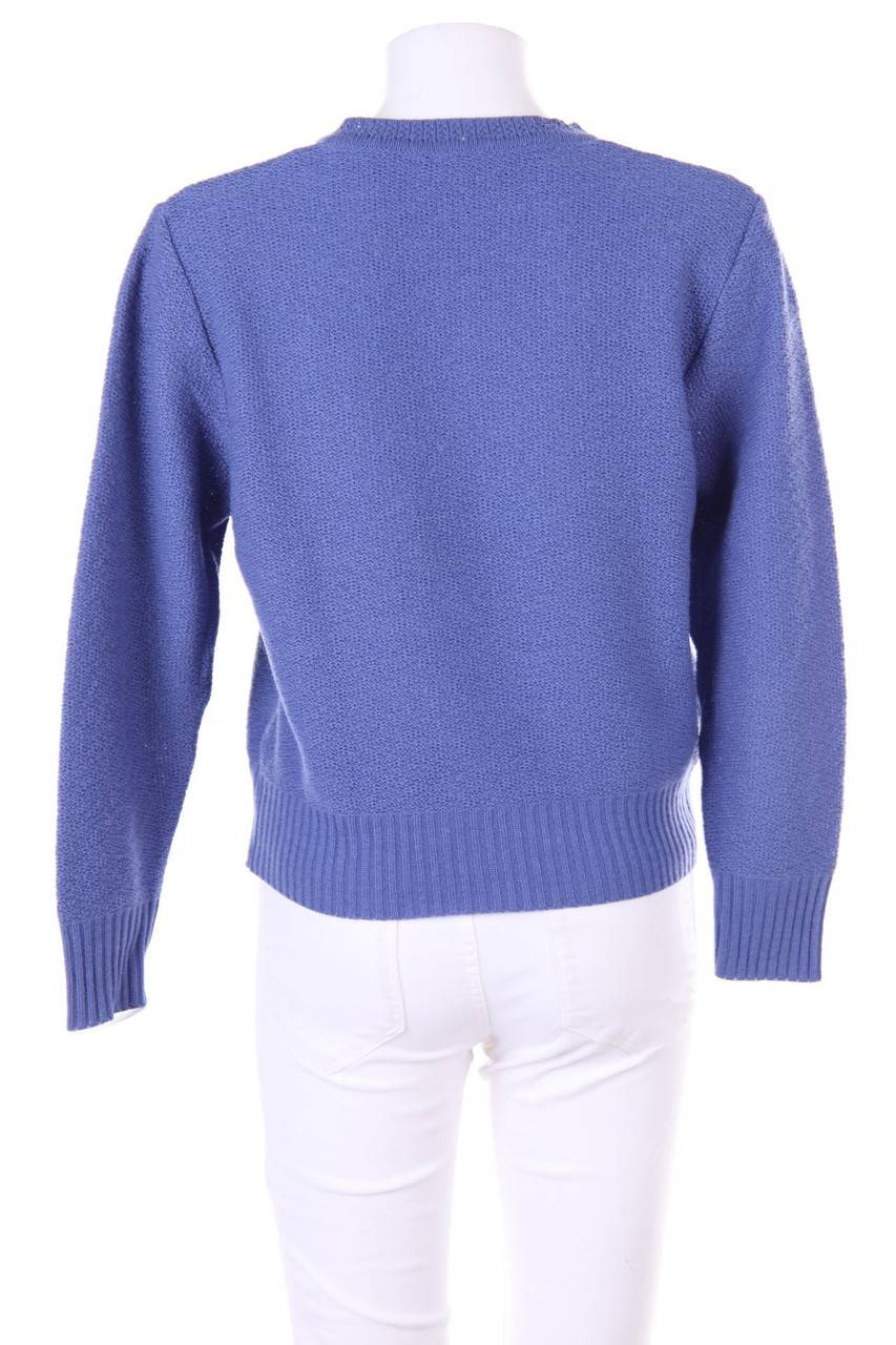Carou Schoeller Vintage-Pullover Mit Lochstrick-Details Mit Schleife