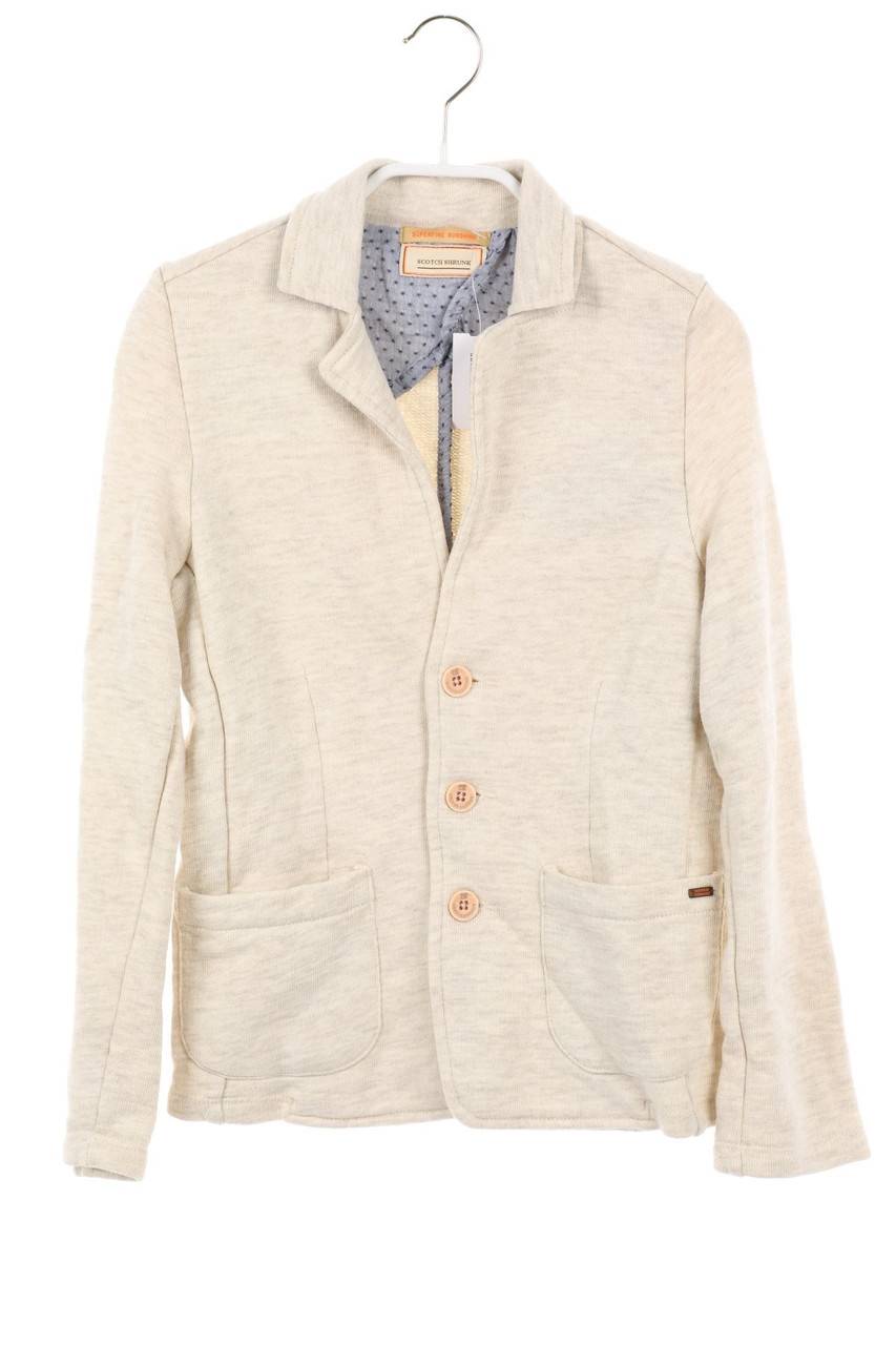 Carou SCOTCH SHRUNK Strick-Blazer mit aufgesetzten Taschen