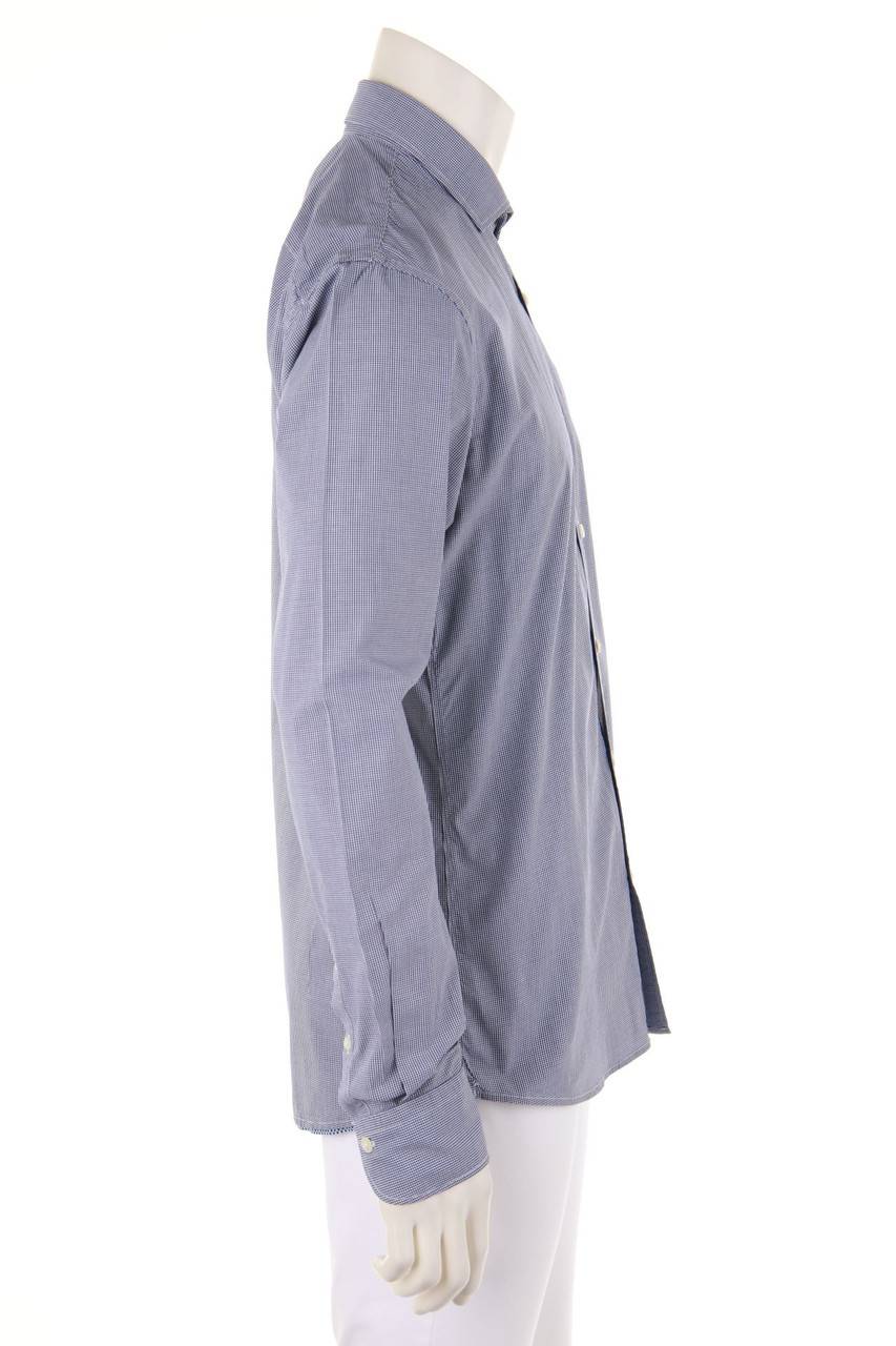 Carou SCOTCH & SODA Kariertes Hemd Aus Baumwoll-Mix Mit Logo-Applikation