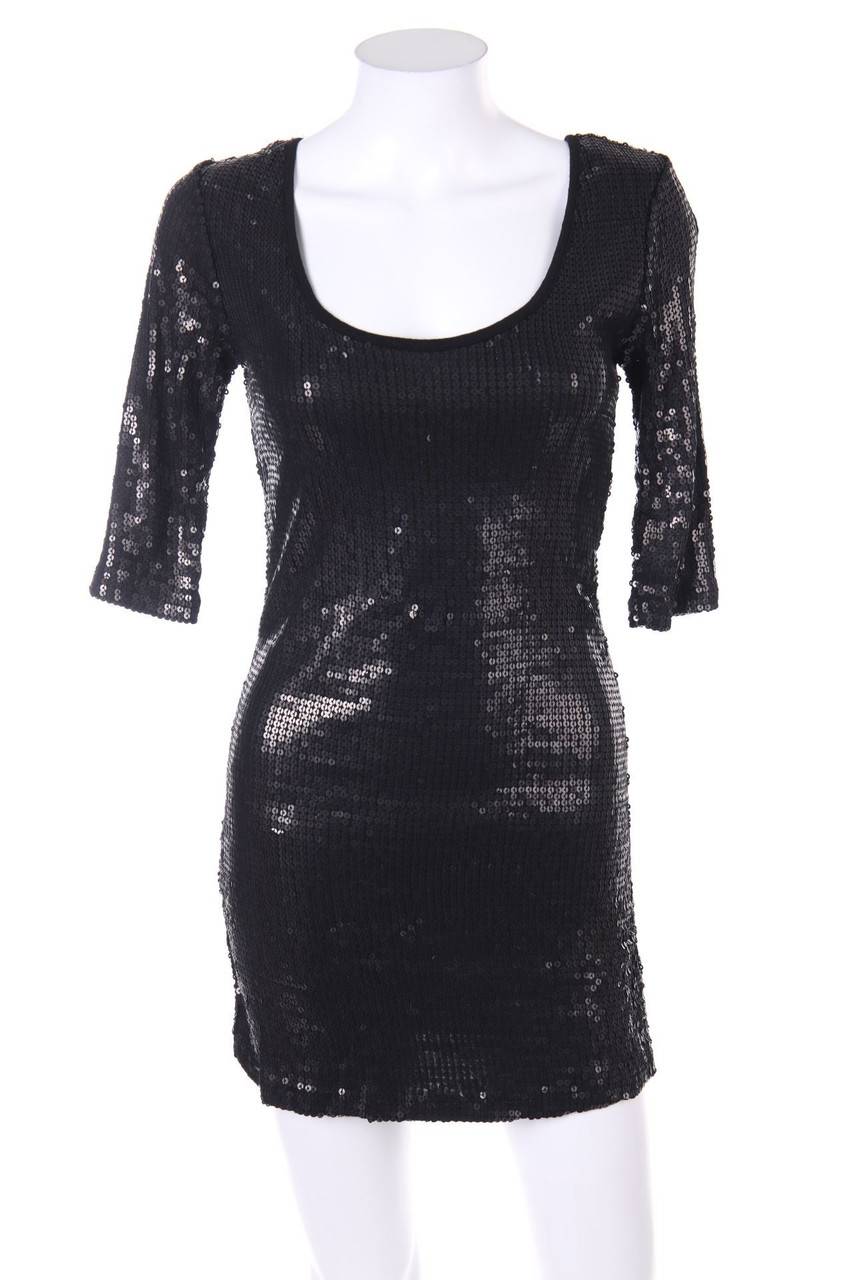 Carou SECONDHAND Pailletten-Party-Kleid Mit Tiefem Rückenausschnitt