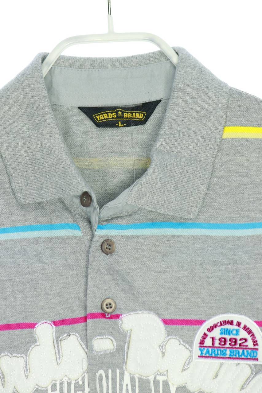 Carou SECONDHAND Poloshirt Mit Streifen Mit Logo-Applikation
