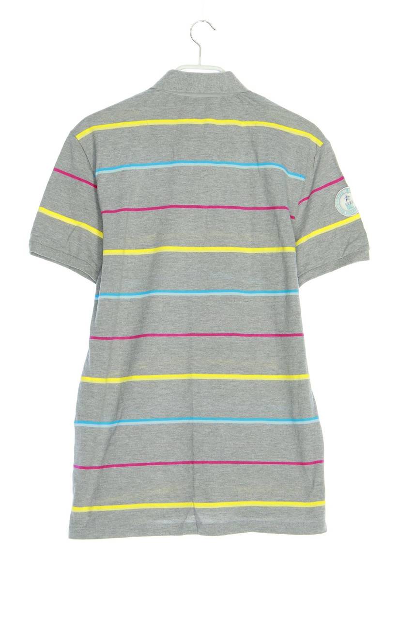 Carou SECONDHAND Poloshirt Mit Streifen Mit Logo-Applikation
