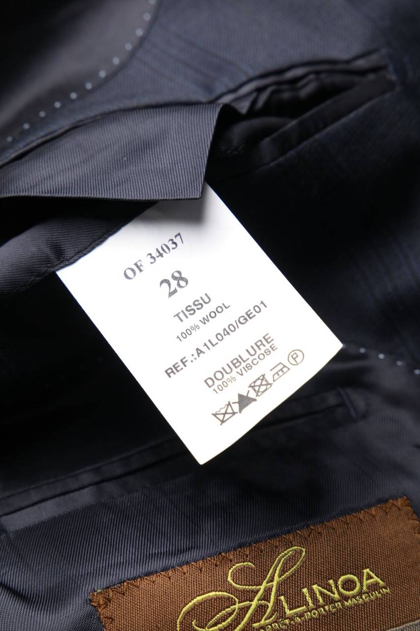 Carou SECONDHAND Sakko Aus Woll-Tuch Mit Karo-Muster