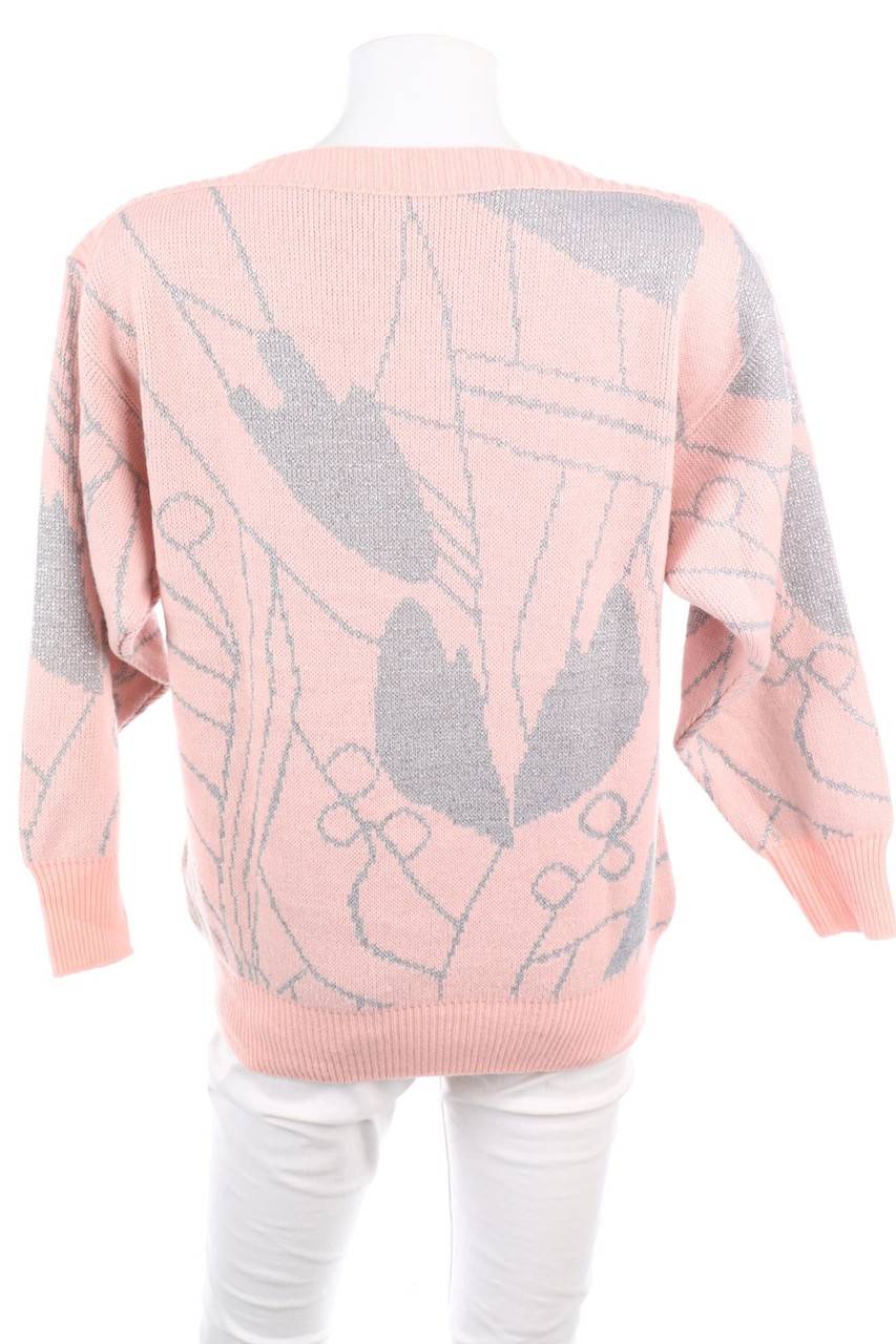 Carou SECONDHAND Strick-Pullover Mit Glitzer Aus Schurwoll-Mix