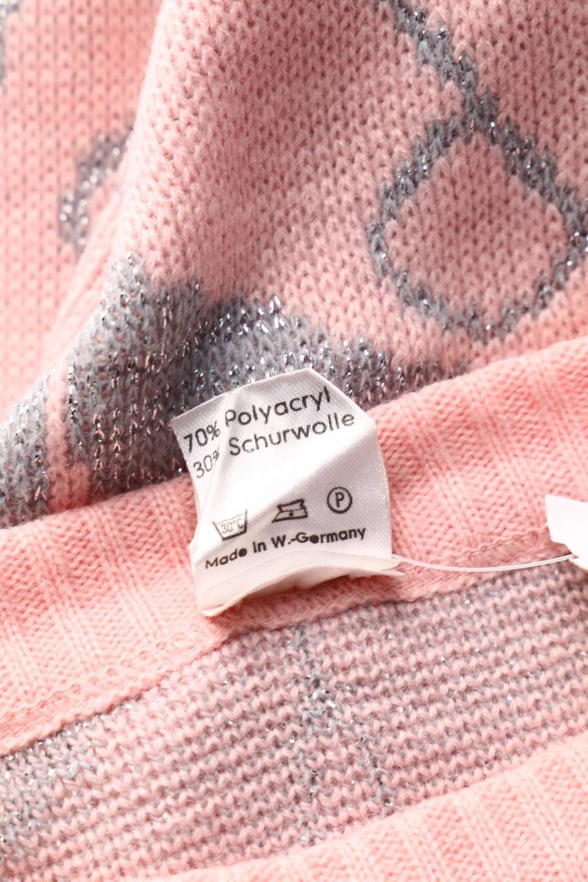 Carou SECONDHAND Strick-Pullover Mit Glitzer Aus Schurwoll-Mix