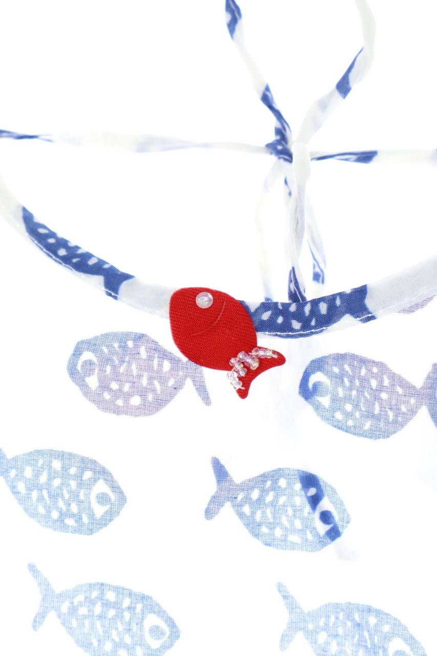 Carou Selini Action Baumwoll-Kleid Mit Applikationen