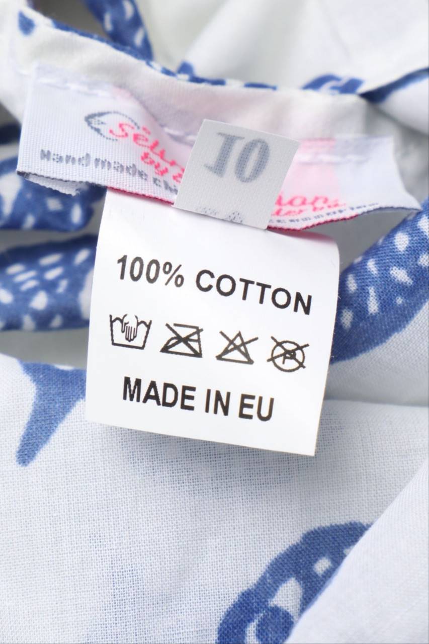 Carou Selini Action Baumwoll-Kleid Mit Applikationen