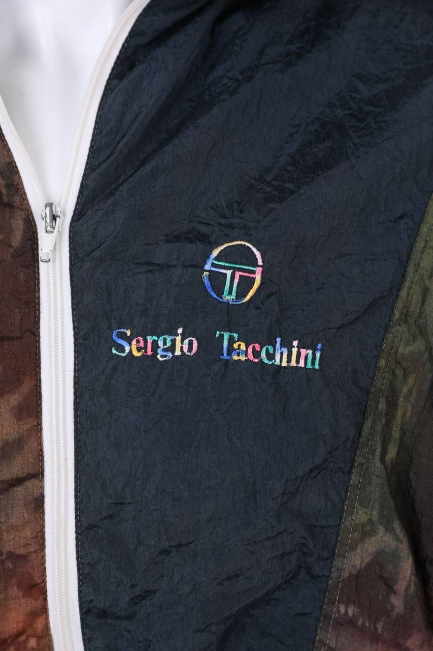 Carou Sergio Tacchini Print-Jacke Mit Logo-Stickerei