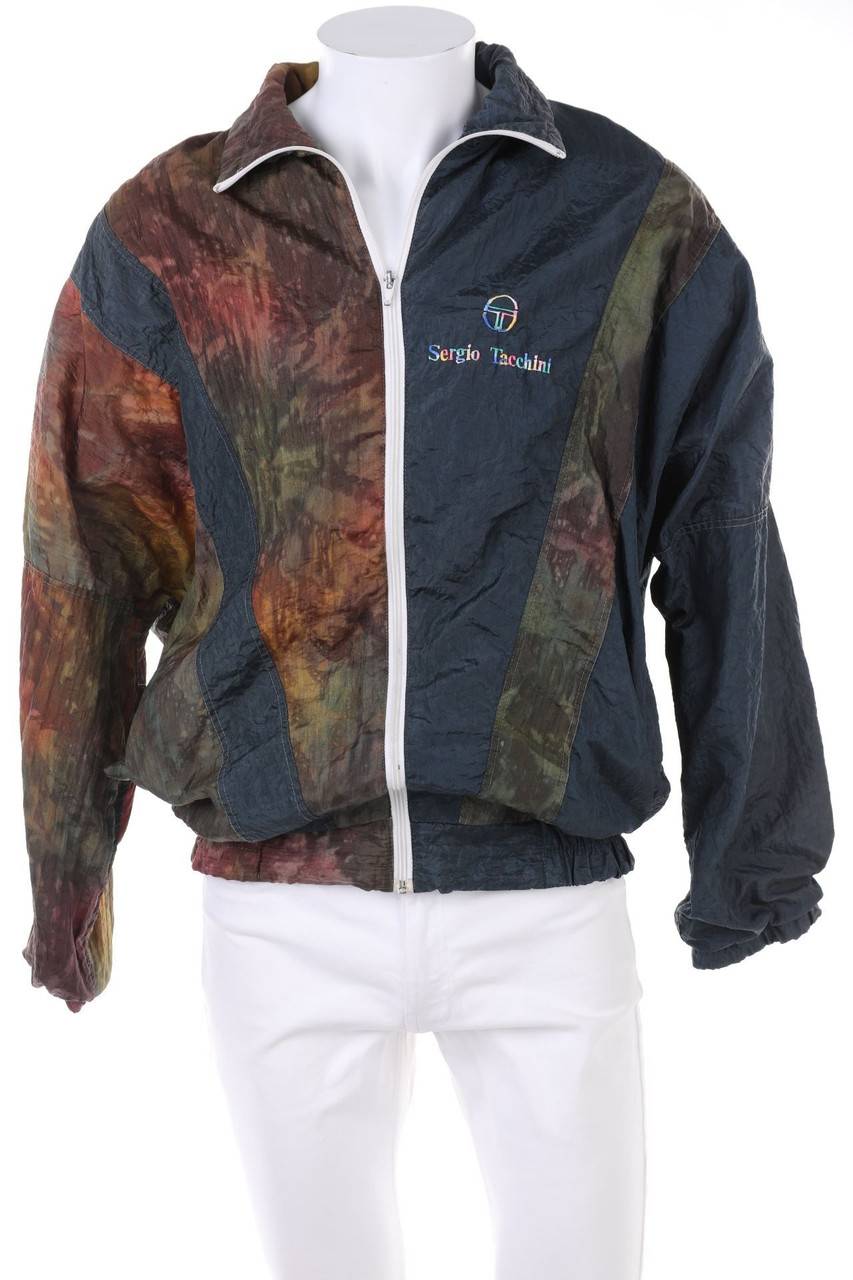 Carou Sergio Tacchini Print-Jacke mit Logo-Stickerei