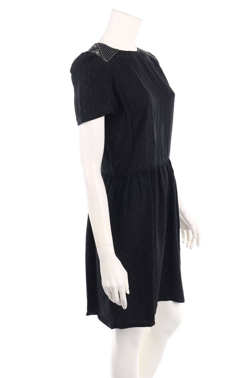 Carou Sessun Seidenkleid Mit Tiefem Rückenausschnitt