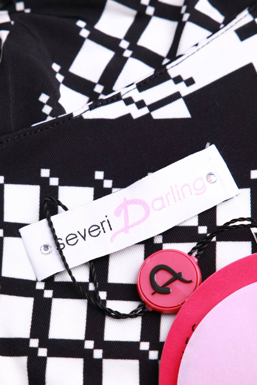 Carou Severi Darling Kleid In Wickel-Optik Mit Print