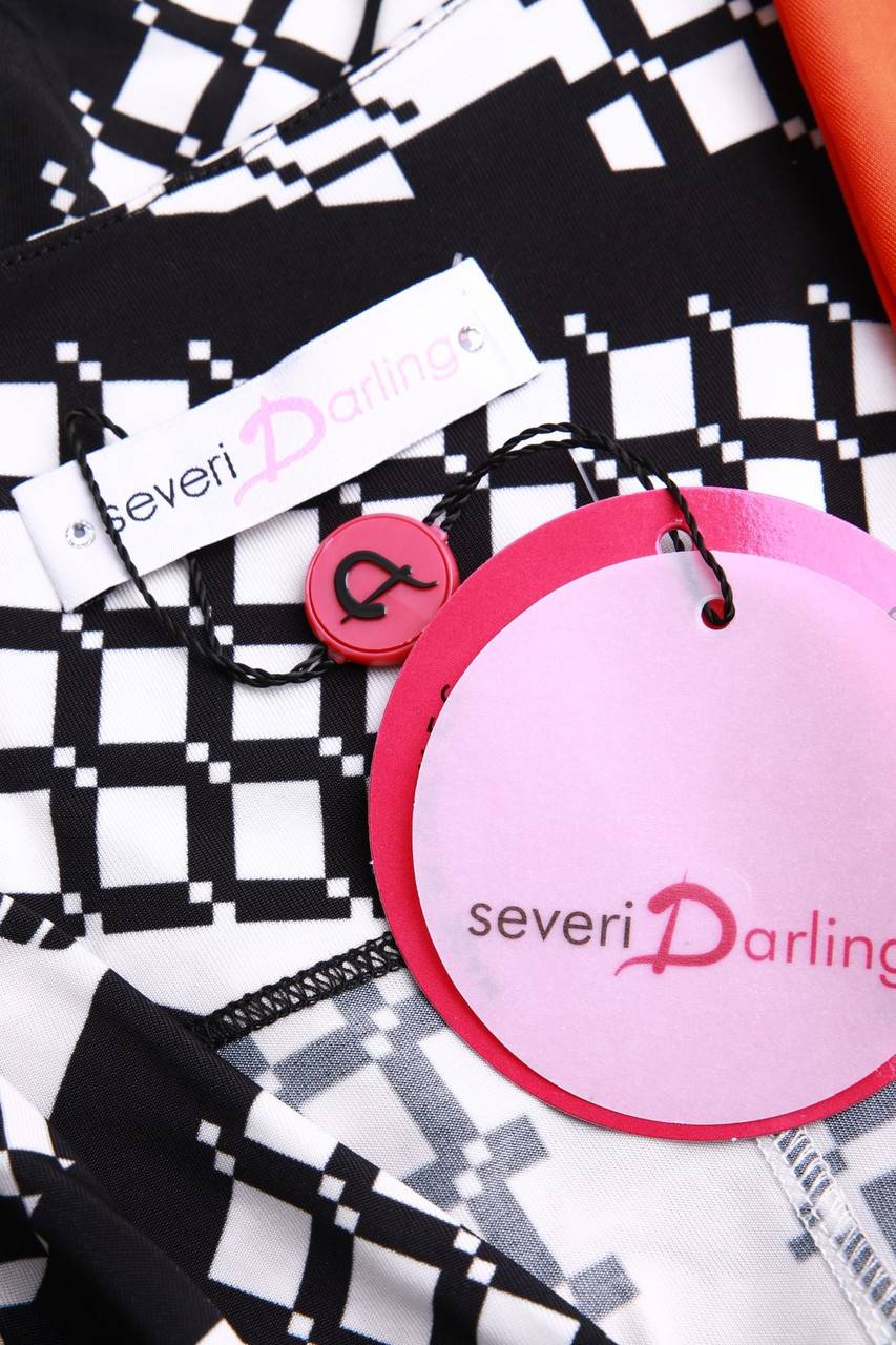 Carou Severi Darling Kleid In Wickel-Optik Mit Print