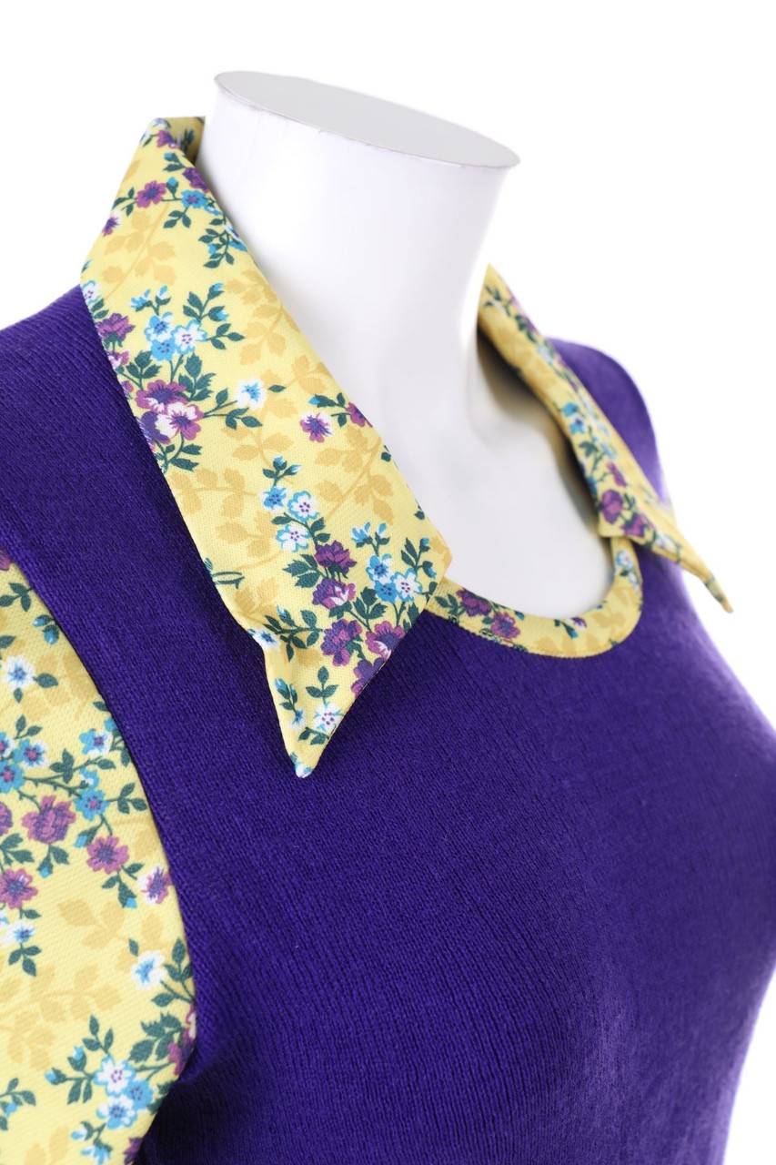 Carou Siebertz Moden Kurzarm-Strick-Pullover Mit Kragen