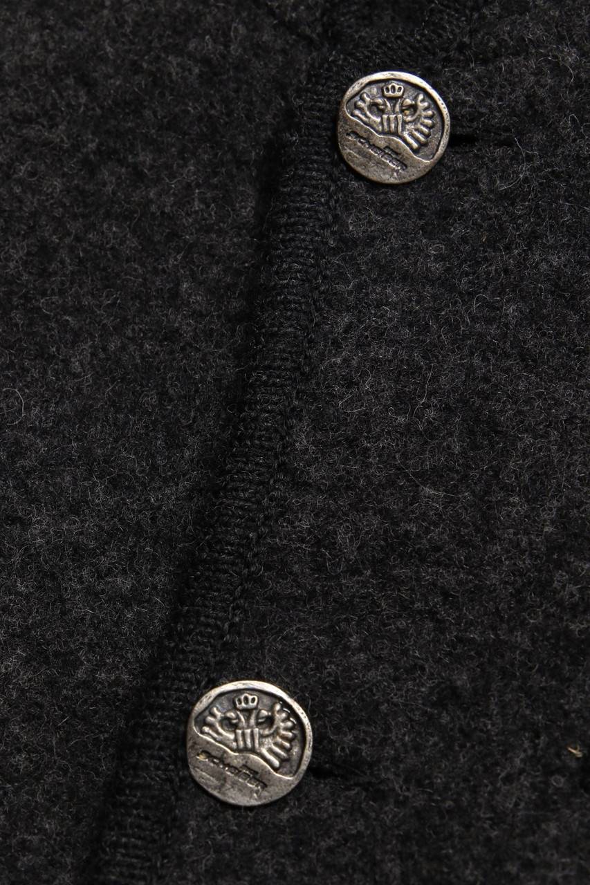 Carou SIGI SCHEIBER Trachten-Jacke Aus Reiner Schurwolle Mit Logo-Knöpfen