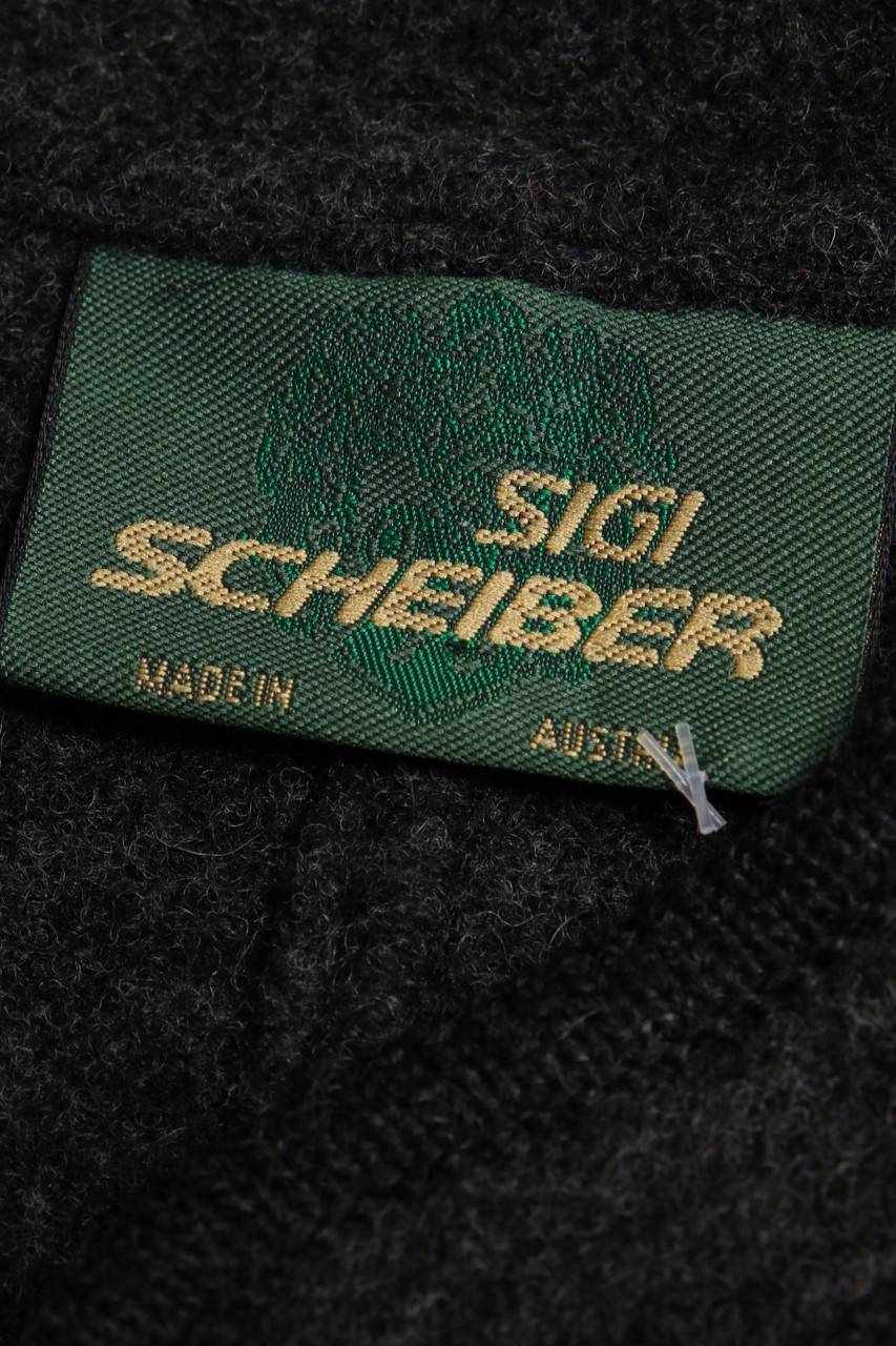 Carou SIGI SCHEIBER Trachten-Jacke Aus Reiner Schurwolle Mit Logo-Knöpfen