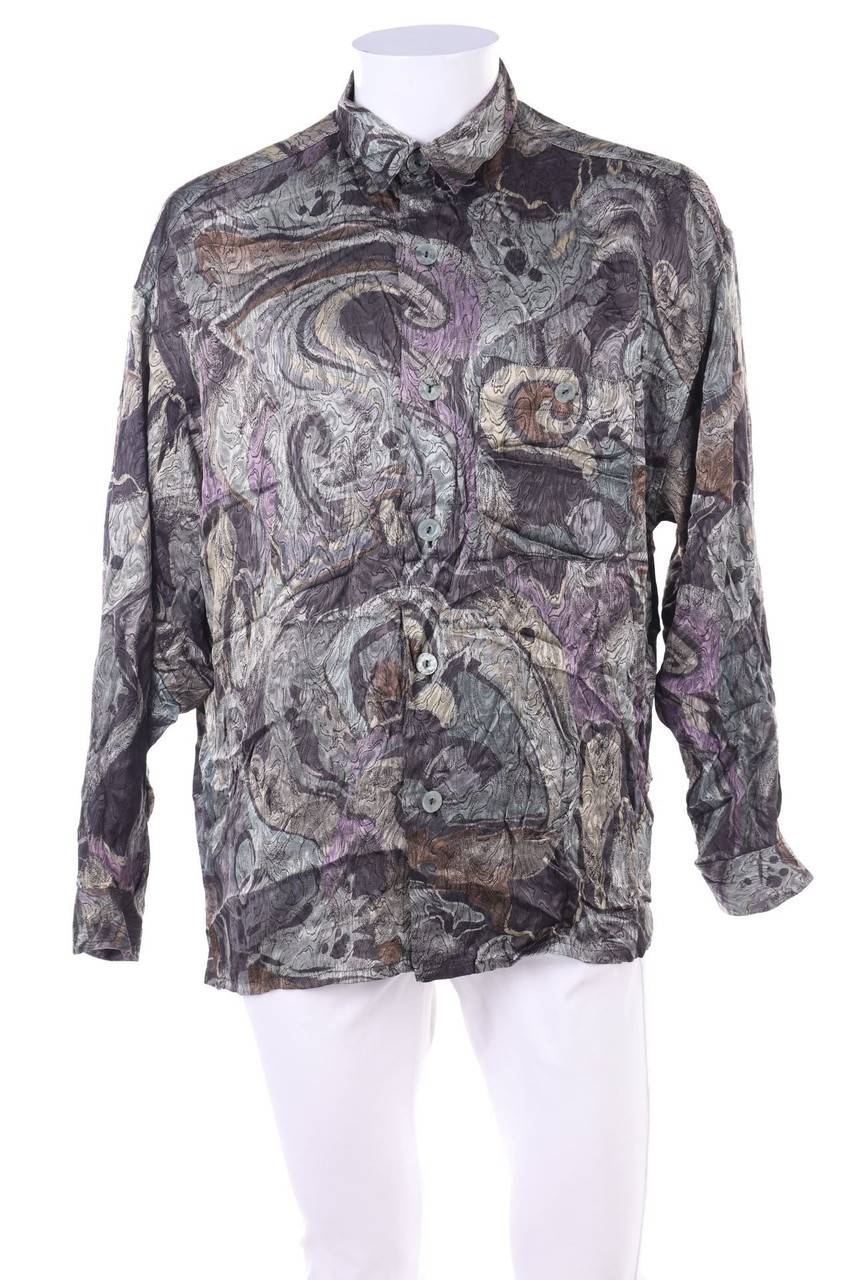 Carou SIGNUM Vintage-Hemd mit Paisley-Print aus Viskose
