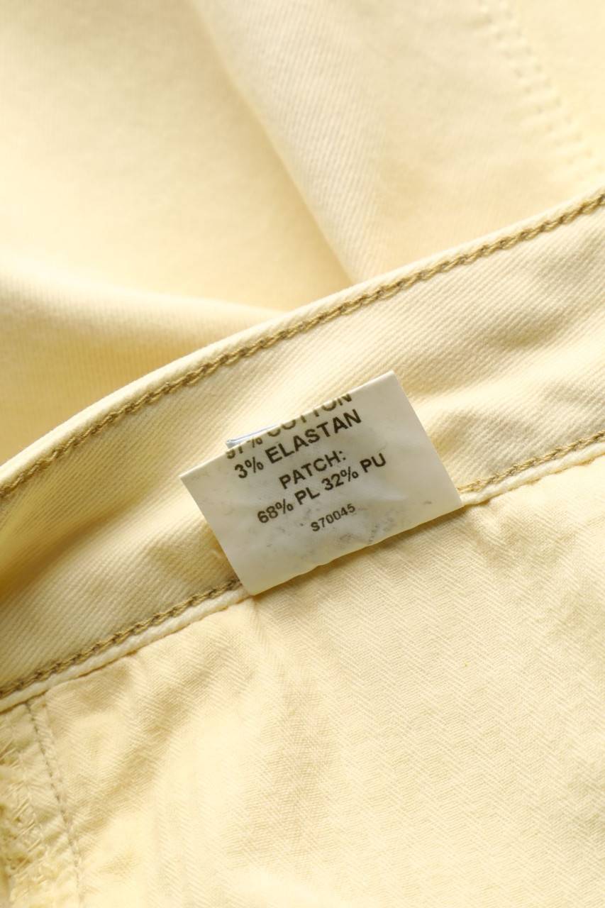 Carou SIVIGLIA Straight Cut Jeans Mit Kunstleder-Details