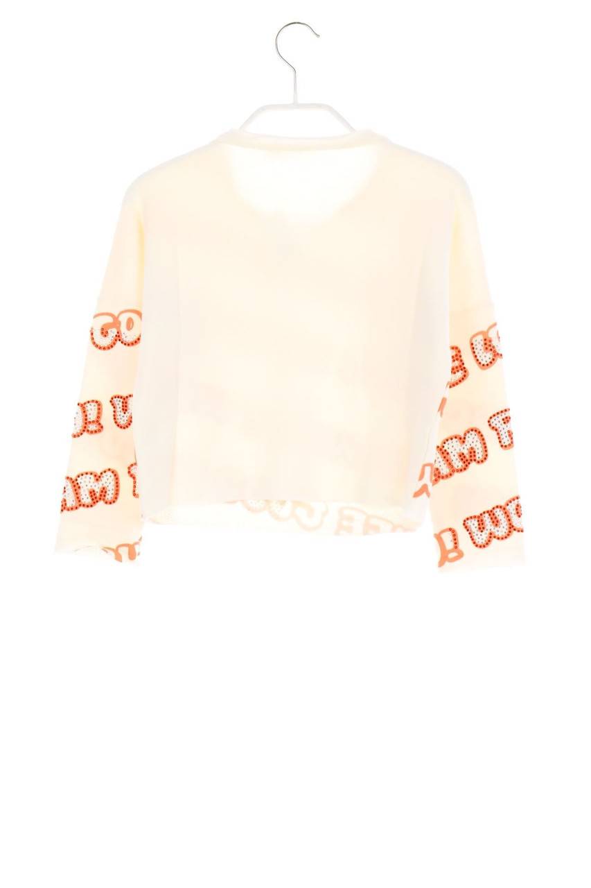 Carou SO TWEE BY MISS GRANT Sweatshirt Mit Strass-Steinen