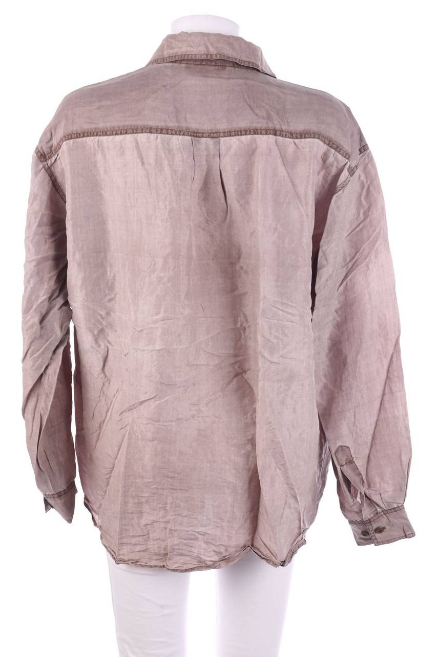 Carou Soie Pour Soi Hemd-Bluse Aus Seide Mit Aufgesetzten Taschen