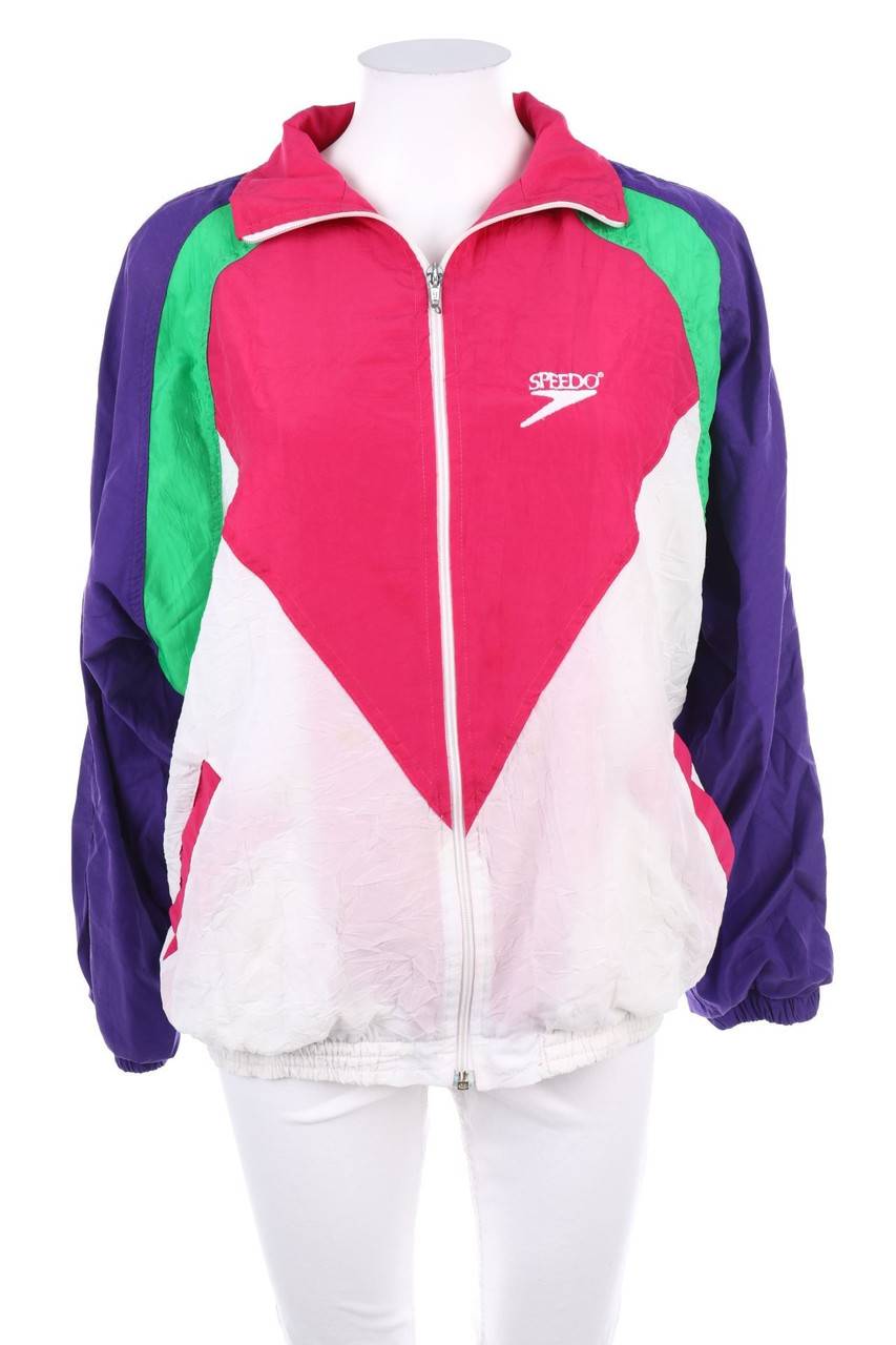 Carou Speedo Vintage-Trainingsjacke Mit Logo-Stickerei