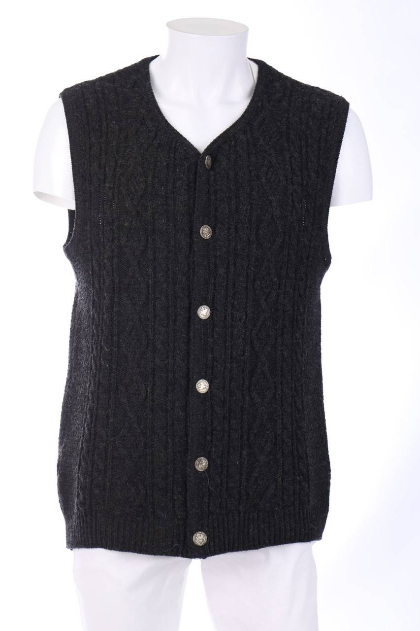 Carou St. Peter Trachten Strick-Weste im Trachten-Stil mit Wolle