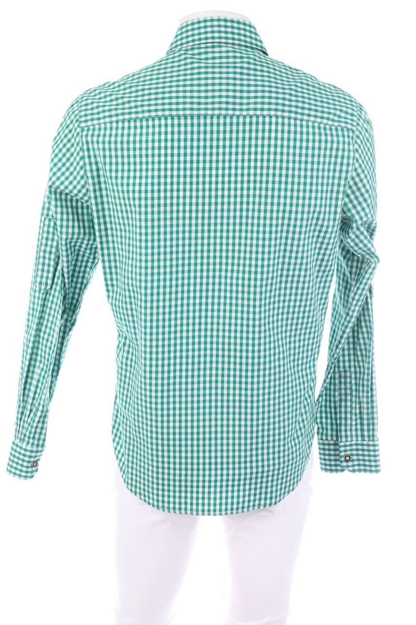 Carou STOCKERPOINT Kariertes Hemd Im Trachten-Stil Mit Krempel-Ärmeln