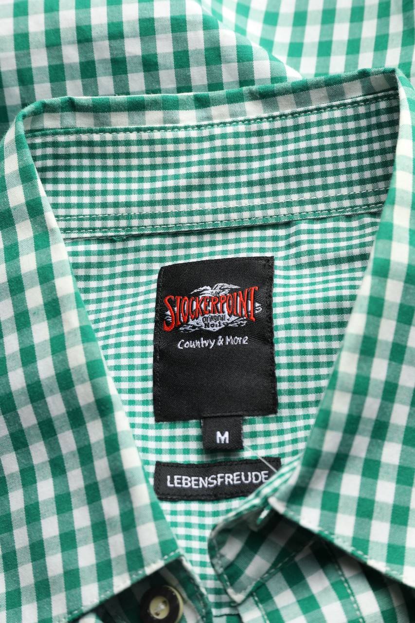 Carou STOCKERPOINT Kariertes Hemd Im Trachten-Stil Mit Krempel-Ärmeln