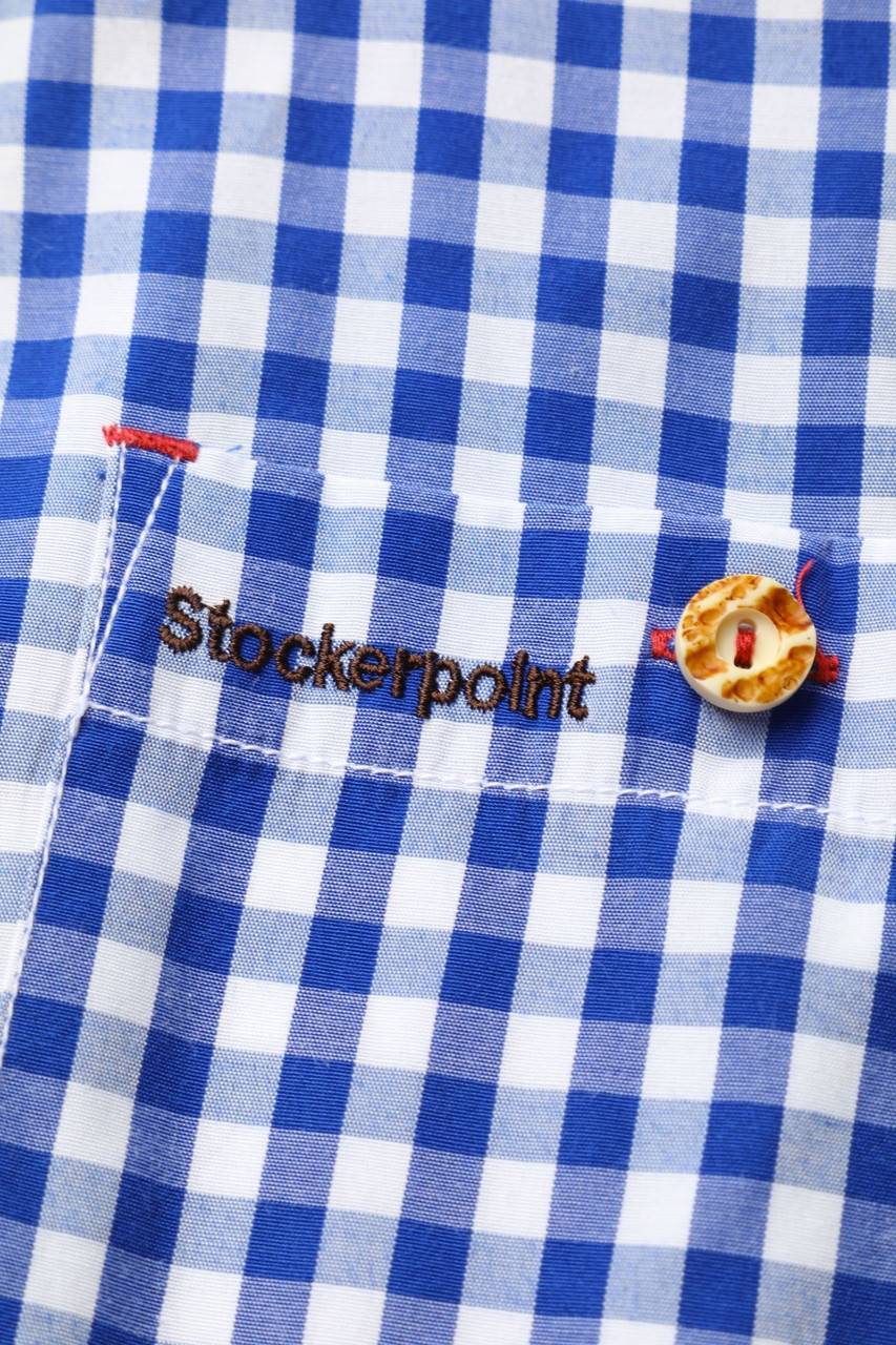 Carou STOCKERPOINT Trachten-Hemd Mit Logo-Stickerei