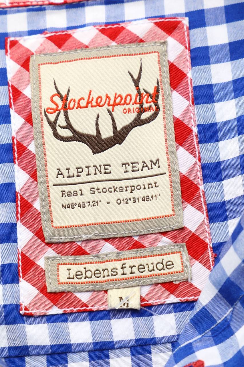 Carou STOCKERPOINT Trachten-Hemd Mit Logo-Stickerei