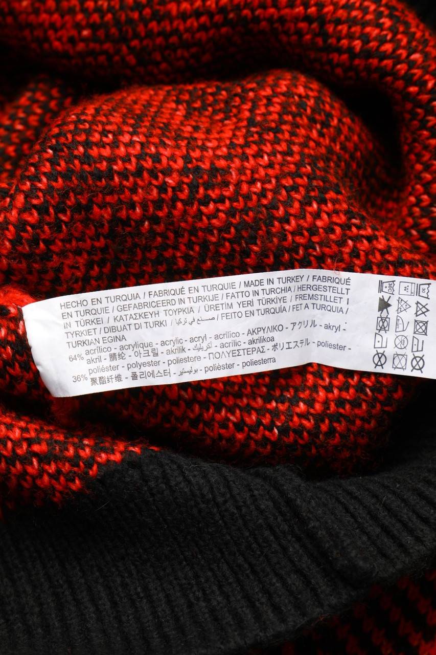 Carou Stradivarius Cropped-Strick-Pullover Mit Tartan-Muster