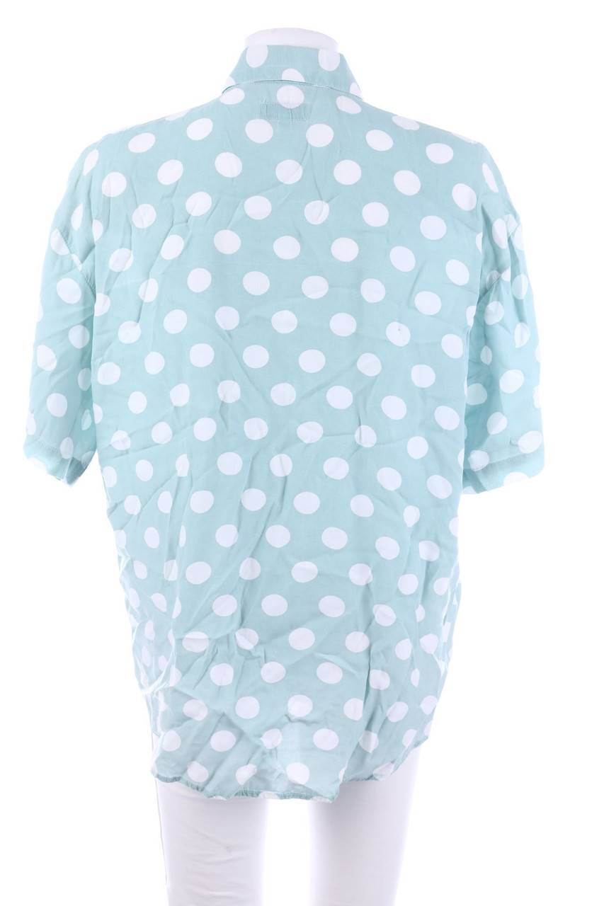 Carou Street One Vintage-Hemd-Bluse Mit Kurzem Ärmel